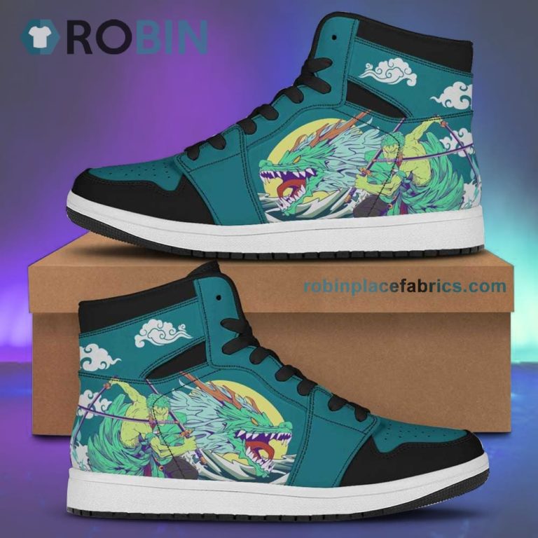 Zoro Three Sword JD Sneakers – Air Jordan 1