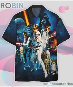 3D Star Wars The Force 2 Hawaiian Shirt, Casual Short Sleeve Shirt
