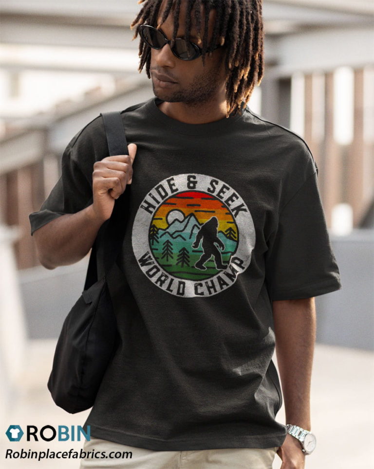 Bigfoot Hide & Seek World Champ Sasquatch Silhouette Shirt