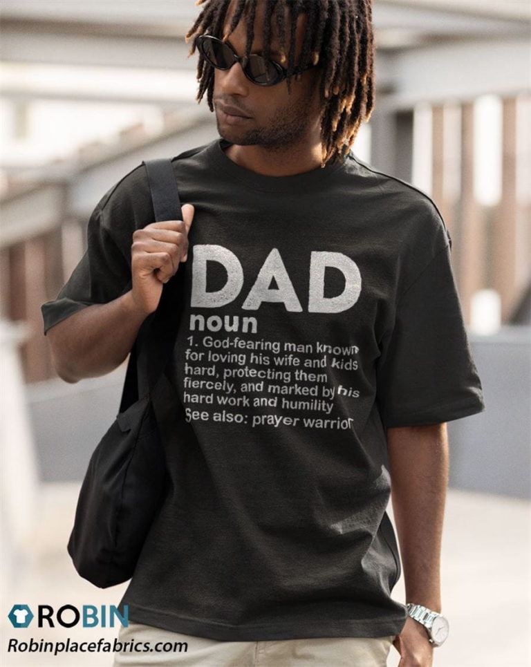 Christian Dad Definition Fathers Day Dad Shirt