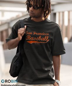 a t shirt black classic san francisco california baseball fan retro vintage f9SKW