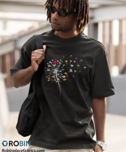 a t shirt black dandelion books gift for reading lover XYosR