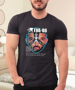 a t shirt black drake evangelion shirt drake eva 06 drake gods plan ESSEz