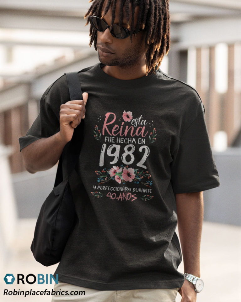 Mujer 40 A?os Regalo De Cumplea?os Mujer Hecha En 1982 40 A?os Camiseta Shirt