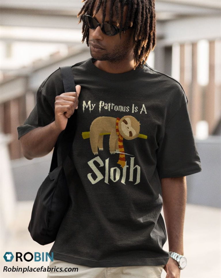My Patronus Is A Sloth Cute Animal Wizard Lovers Shirt