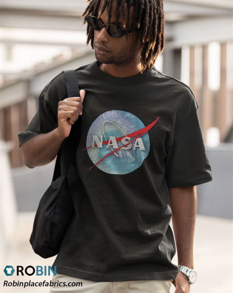 Nasa Pastel Tie Dye Rainbow Classic Logo Shirt