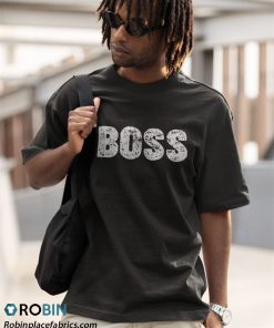 a t shirt black patron boss sapBb