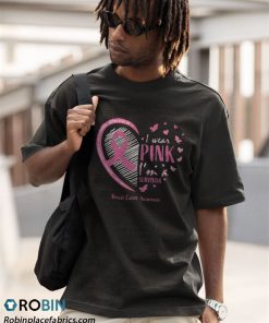 a t shirt black pink breast cancer survivor cancer awareness dBbhQ