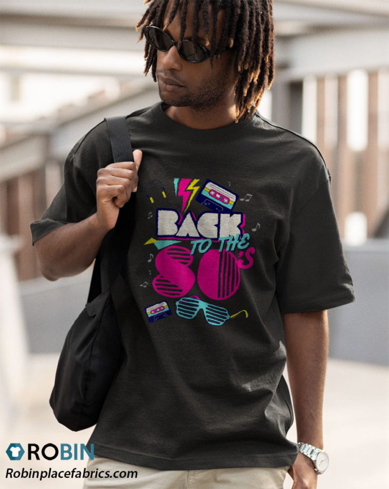 Retour Des Ann?es 80’s Tees Vintage Retro I Love 80’s Graphic Design Shirt