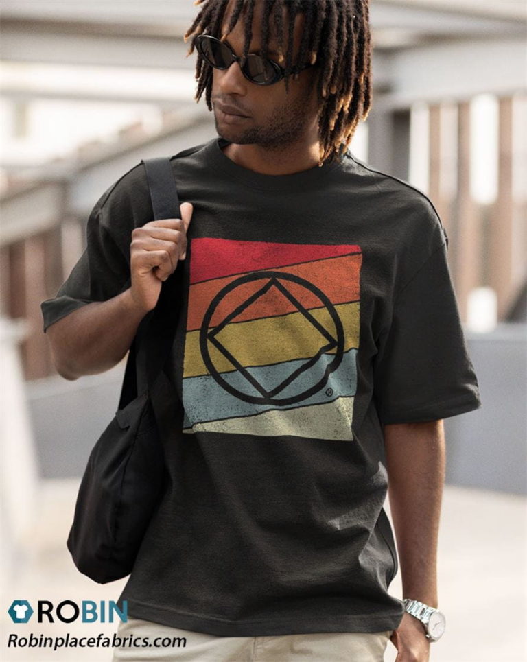 Retro Na Symbol Distressed Narcotics Anonymous Na Aa Shirt