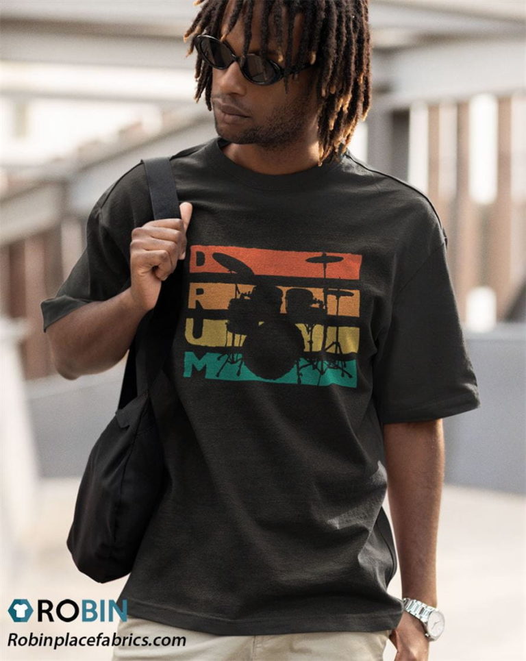 Retro Vintage Drumming Shirt