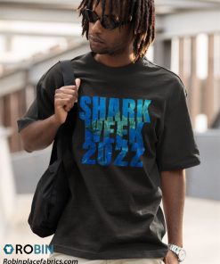 a t shirt black shark 2022 week passion for sharks ocean YEoY8