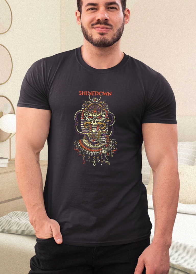 Shinedown Planet Zero Skull Shirt