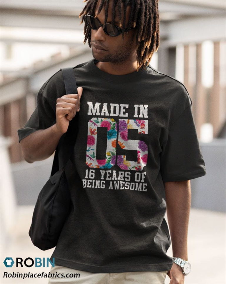 Sweet Sixteen Birthday Gift For Teenager Girls Made In 2005 Shirt