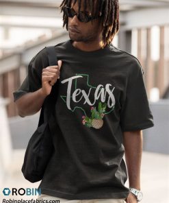 a t shirt black texas state map pride cactus vintage texas flYqI