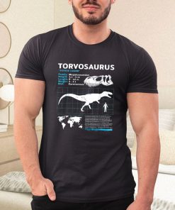 a t shirt black torvosaurus fact sheet dinosaur facts tlnLo