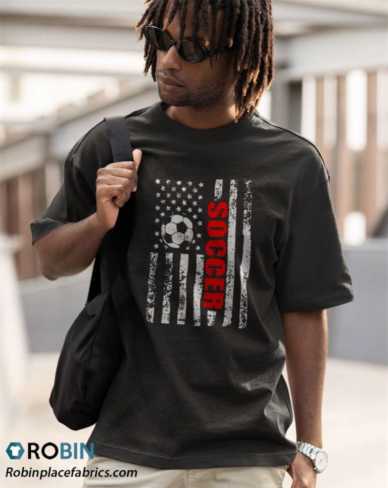 Us American Flag Soccer Patriotic Soccer Shirt