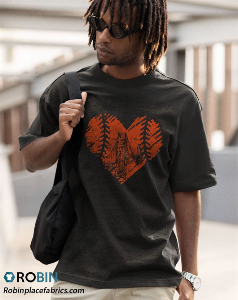 Us State San Francisco Baseball Vintage Heart Shirt