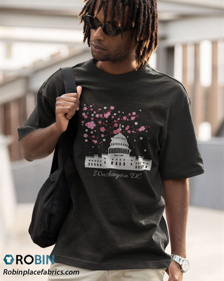 Washington Dc Capitol Building Cherry Blossoms Shirt