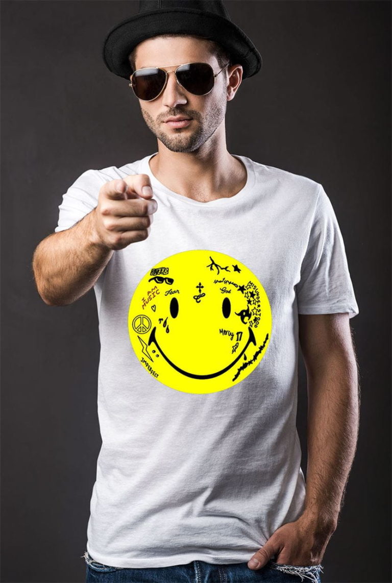 Lil Wayne Tattoo Smiley Shirt