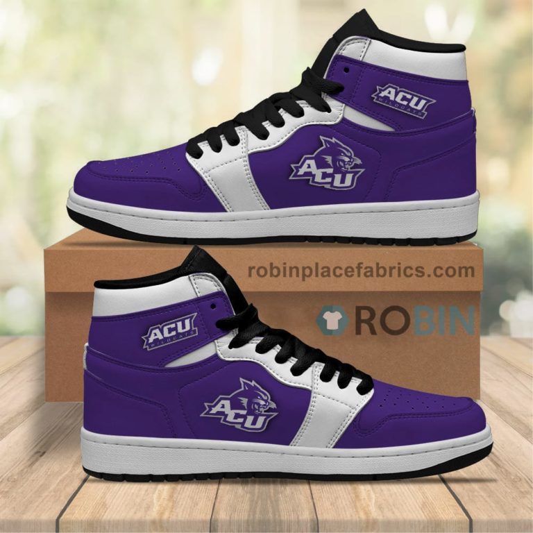 Abilene Christian Wildcats Sneakers Boots – NCAA Air Jordan 1