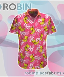 Abra Pokemon Hawaiian Shirt, Casual Short Sleeve Shirt Abra Pokemon Hawaiian Shirt, Casual Short Sleeve Shirt