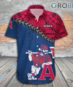 acadia axemen casual button down hawaiian shirt grunge polynesian tattoo ca cis 106 uxoXP