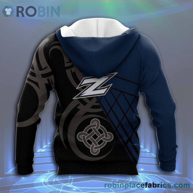Akron All Over Print 3D Hoodie Pattern Celtic – NCAA