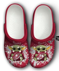 Alabama Crimson Tide Baby Yoda Crocs Clog Shoes