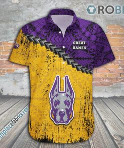 albany great danes casual button down hawaiian shirt grunge polynesian tattoo ncaa 100 ekuHn