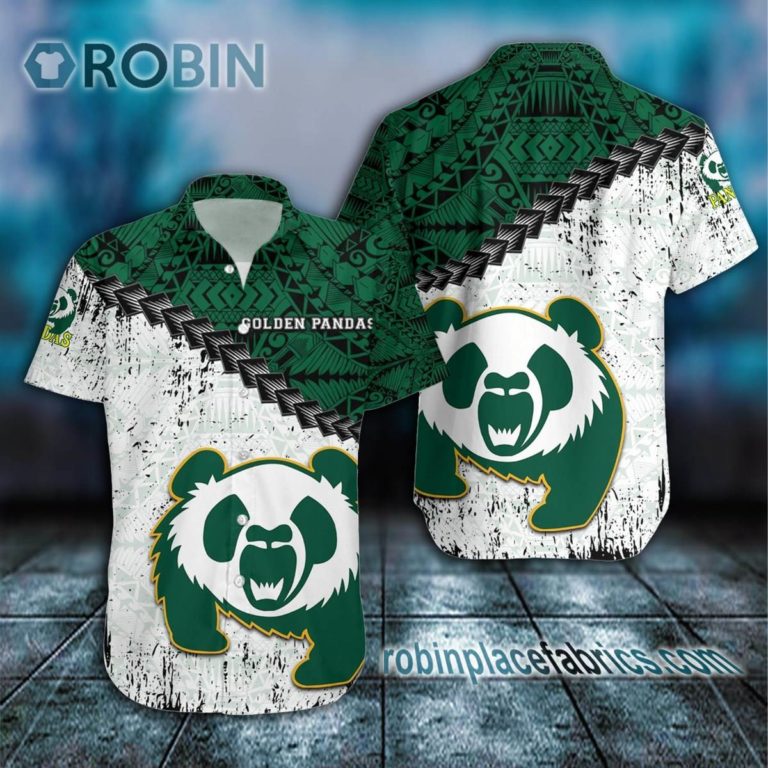 Alberta Pandas Casual Button Down Hawaiian Shirt Grunge Polynesian Tattoo – CA CIS