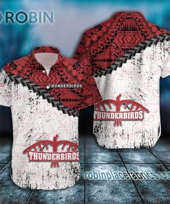 algoma thunderbirds casual button down hawaiian shirt grunge polynesian tattoo ca cis 204 Qhj5N