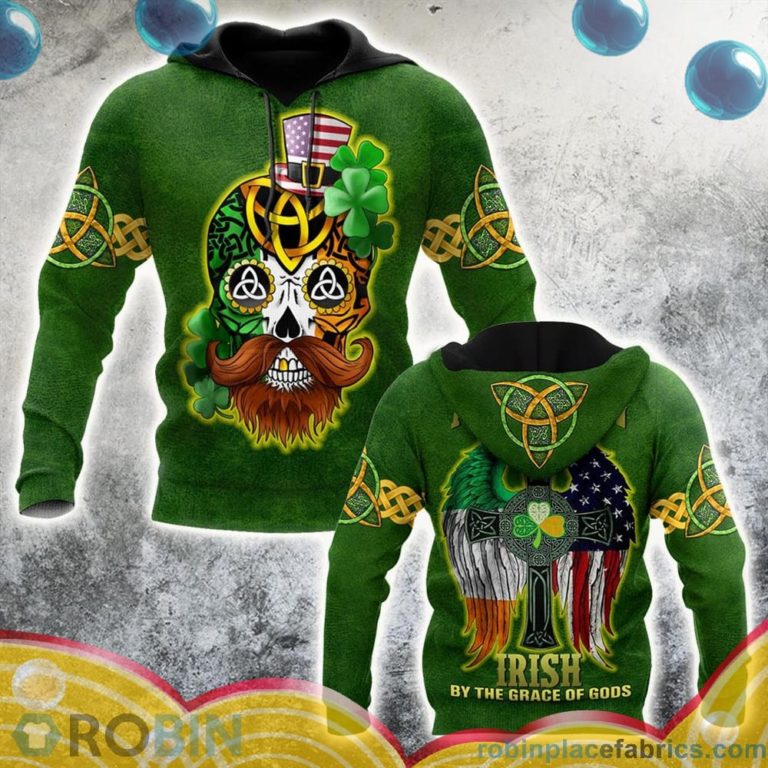 American Skull St Patrick Day All Over Print – AOP Shirt
