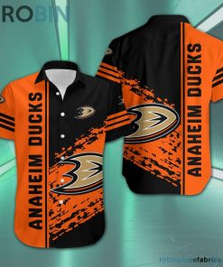 Anaheim Ducks – NHL Short Sleeve Button Down Hawaiian Shirt
