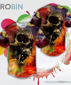 angry crack color explosion skull baseball jersey rb603486 9raRn