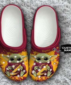 Arizona Cardinals Baby Yoda Crocs Clog Shoes