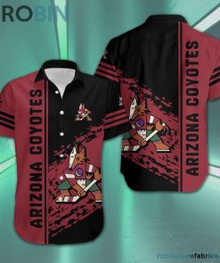Arizona Coyotes – NHL Short Sleeve Button Down Hawaiian Shirt Arizona Coyotes – NHL Short Sleeve Button Down Hawaiian Shirt