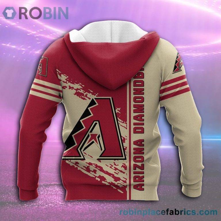 Arizona Diamondbacks All Over Print 3D Hoodie Quarter Style – MLB