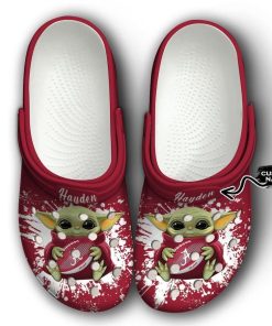 Arkansas Razorbacks Baby Yoda Crocs Clog Shoes