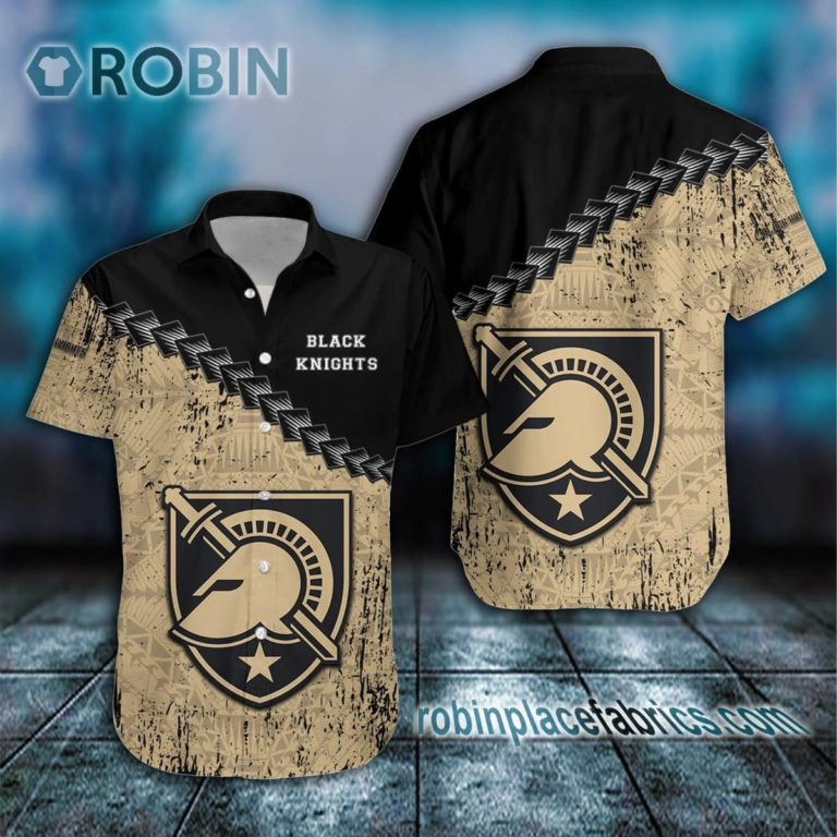 Army Black Knights Casual Button Down Hawaiian Shirt Grunge Polynesian Tattoo – NCAA