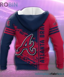 atlanta braves all over print 3d hoodie quarter style mlb 115 NLPwH