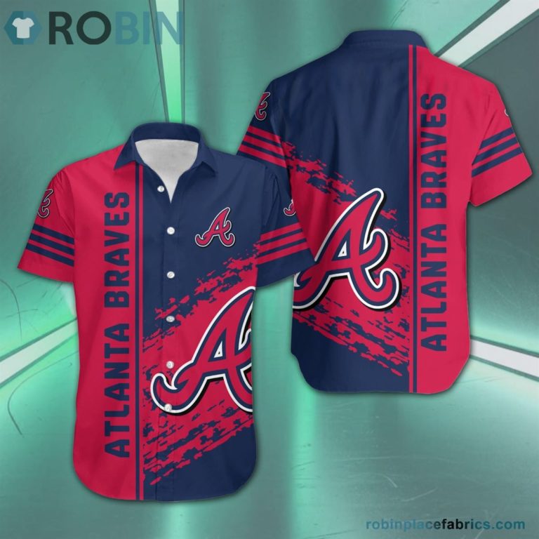 Atlanta Braves – MLB Short Sleeve Button Down Hawaiian Shirt