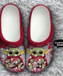 Atlanta Falcons Baby Yoda Crocs Clog Shoes