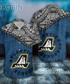 atlantic schooners casual button down hawaiian shirt grunge polynesian tattoo ca football 201 IQfLO