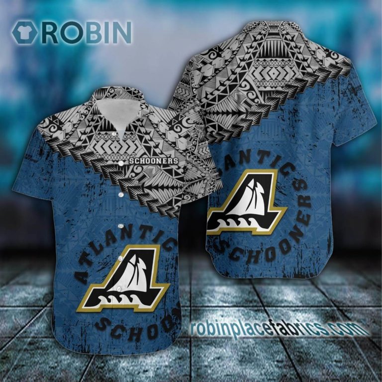 Atlantic Schooners Casual Button Down Hawaiian Shirt Grunge Polynesian Tattoo – CA FOOTBALL