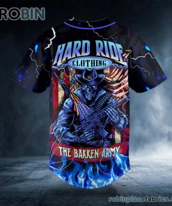 bakken army patriots fighter gun archives skull custom baseball jersey 577 B0FCk