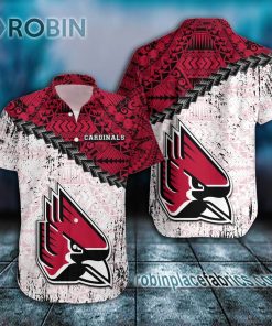 ball state cardinals casual button down hawaiian shirt grunge polynesian tattoo ncaa 199 cCNsr