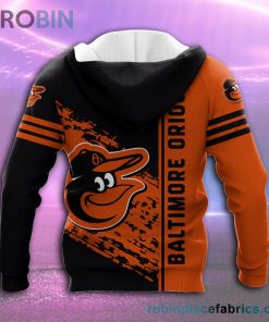 baltimore orioles all over print 3d hoodie quarter style mlb 113 zscSp