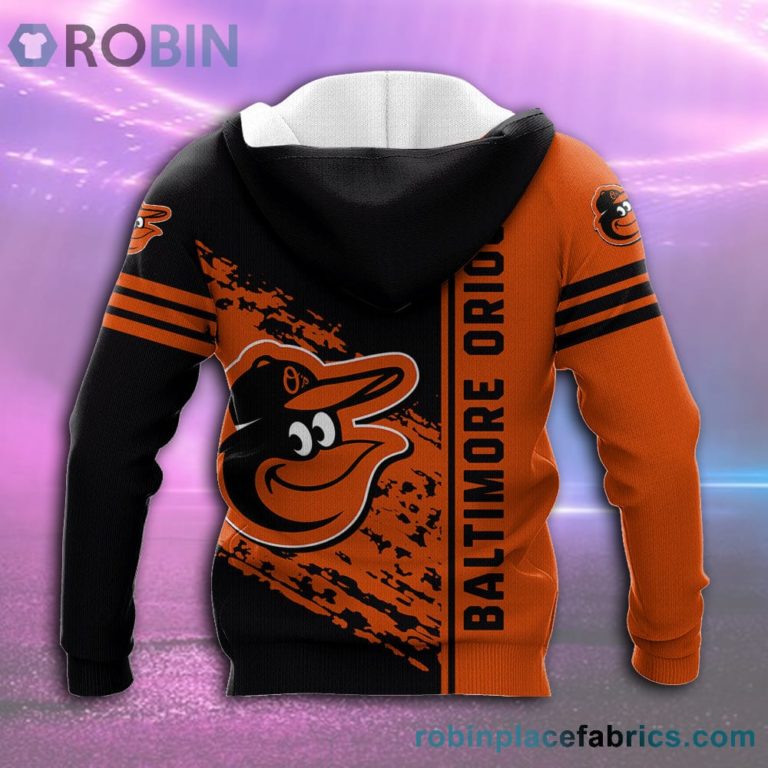 Baltimore Orioles All Over Print 3D Hoodie Quarter Style – MLB