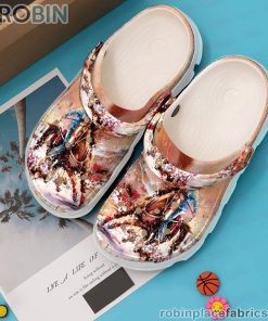 Barrel Racing Speed RBPL22 115 Crocs Crocband Clog 3D Crocs Print Full